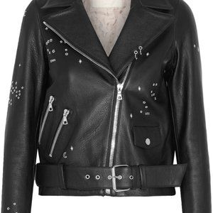 Sandy Liang Astro Delancey leather jacket